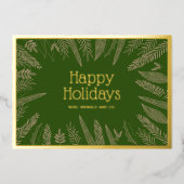 Prettige feestdagen Rood Lijst Corporate Christmas (Voorkant)