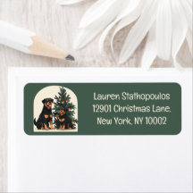 Prettige feestdagen Rottweiler Honden