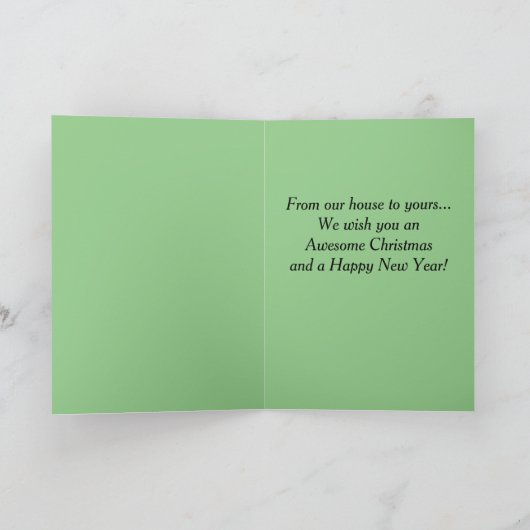 Prettige feestdagen Rottweiler Kaart (Binnen)