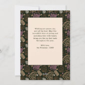 prettige feestdagen Roze Black Eén regel Dog Foto Feestdagenkaart (Achterkant)