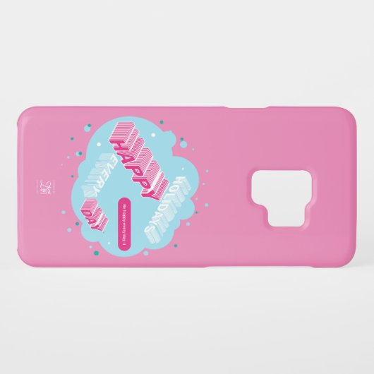 prettige feestdagen, roze Case-Mate samsung galaxy hoesje (Achterkant (horizontaal))