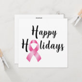 Prettige feestdagen Roze lint? 2026 Kalender Kaart (Voorkant / Achterkant in situ)