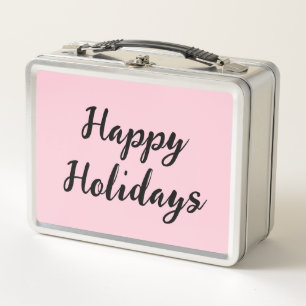 Prettige feestdagen Roze pastel