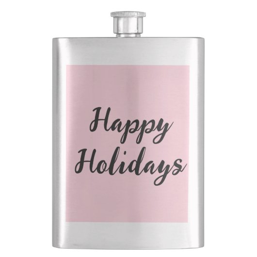 Prettige feestdagen Roze pastel Flacon (Voorkant)