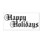 prettige feestdagen rubberstempel (Afrduk)