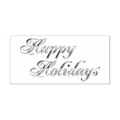  Prettige feestdagen Rubberstempel (Afrduk)