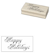  Prettige feestdagen Rubberstempel (Gestempeld)