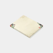 Prettige feestdagen Rustic Post-it® Notes (Schuin)