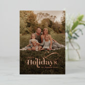 Prettige feestdagen Rustiek (Staand Voorkant)