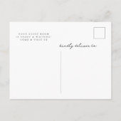 Prettige feestdagen Rustiek Aankondigingskaart (Achterkant)