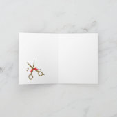 prettige feestdagen SALON Golden scissors Hair dre (Binnen)