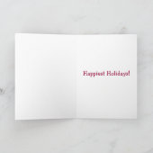 prettige feestdagen Salute! Kaart wijn (Binnen)