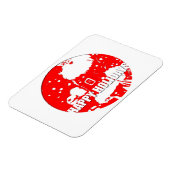 prettige feestdagen - Santa Claus - 3"x4"-fotomagn Magneet (Linkerzijde)