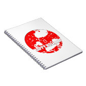 prettige feestdagen - Santa Claus - Notitieboek (Rechterzijde)