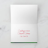 prettige feestdagen Santa Kaart (Binnen)