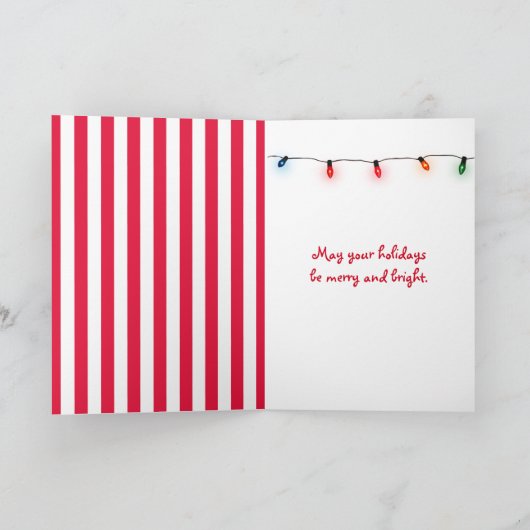 prettige feestdagen Santa's Beard (Binnen)