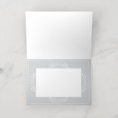 Prettige feestdagen Scandinavisch Jaar Wit (Binnenlaag)