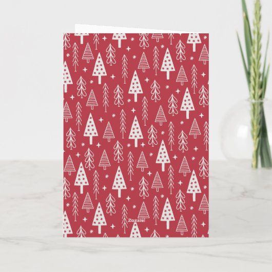 Prettige feestdagen Scandinavisch Noords (Achterkant)