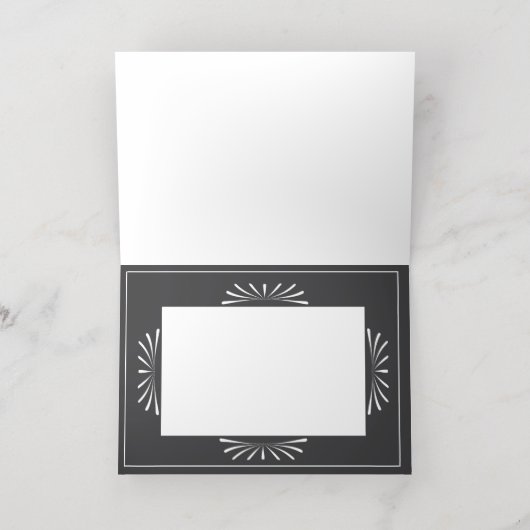 Prettige feestdagen Scandinavische jaar grijs (Binnenlaag)