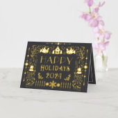 Prettige feestdagen Scandinavische jaar grijs (Orchidee)