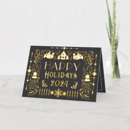 Prettige feestdagen Scandinavische jaar grijs