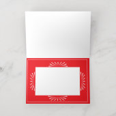 Prettige feestdagen Scandinavische jaar rood (Binnenlaag)