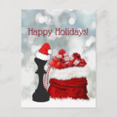 Prettige feestdagen Schaken Winter Santa Claus (Voorkant)