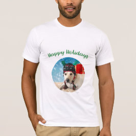 prettige feestdagen Schattig Dog Holiday Cool T-sh T-shirt