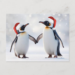 Prettige feestdagen Schattige Kerst met Pinguïns