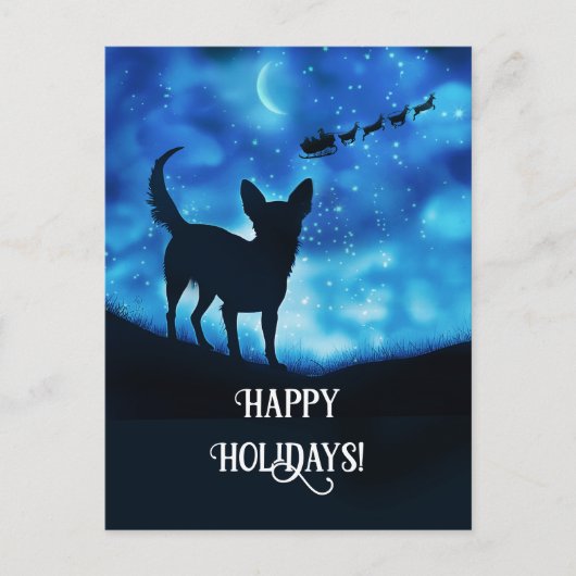 Prettige feestdagen Schattigee Chihuahua en de Ker (Voorkant)