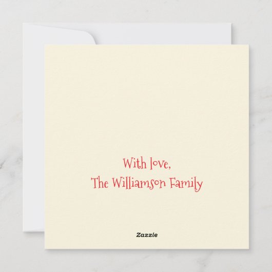 Prettige feestdagen - Schattigee & Cool Santa Cat Feestdagenkaart (Achterkant)