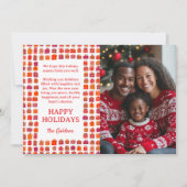 Prettige feestdagen Schattigee Geschenken Hand get Feestdagenkaart (Voorkant)