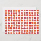 Prettige feestdagen Schattigee Geschenken Hand get Feestdagenkaart (Achterkant)