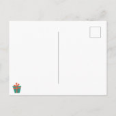 Prettige feestdagen Schattigee pinguïn | Kerstmis Briefkaart (Achterkant)