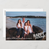 Prettige Feestdagen Schets Feestdagenkaart (Voorkant / Achterkant)