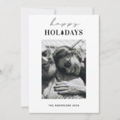 Prettige feestdagen €? | Schone minimalistische ke Feestdagenkaart (Voorkant)