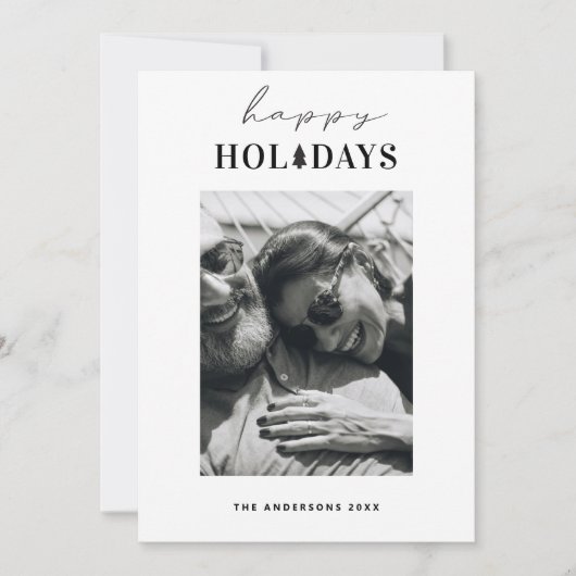 Prettige feestdagen €? | Schone minimalistische ke Feestdagenkaart (Voorkant)