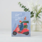 prettige feestdagen Scooter non-Photo Holiday Brie (Staand voorkant)