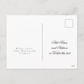 prettige feestdagen Script Chic Blue en Silver Gre (Achterkant)