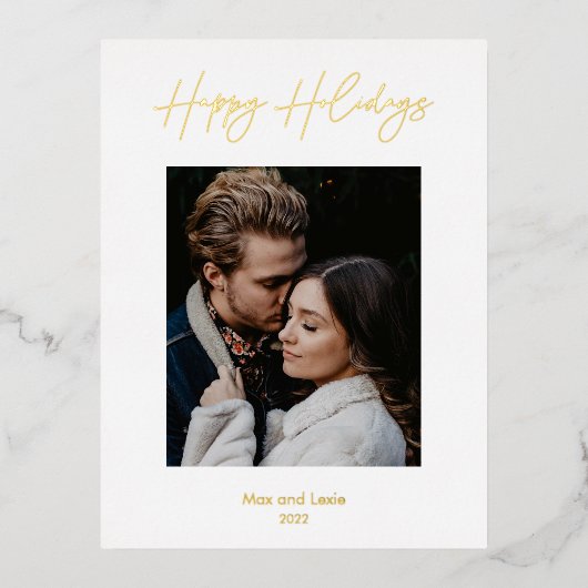 prettige feestdagen Scripted Elegant (Voorkant)