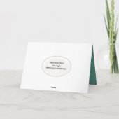 prettige feestdagen Seashore met Zand Man Kaart (Achterkant)