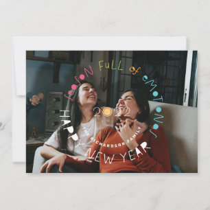 prettige feestdagen Seizoen vol Emoji Foto van Emo Feestdagenkaart