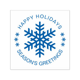 Prettige feestdagen Seizoenen Groeten aanpasbaar Zelfinktende Stempel