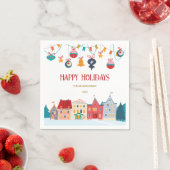 prettige feestdagen servet (Insitu)