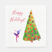 prettige feestdagen servet (Voorkant)