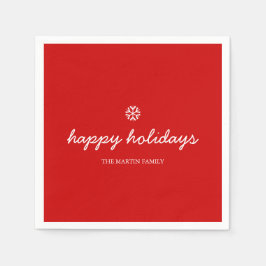 Prettige feestdagen servet