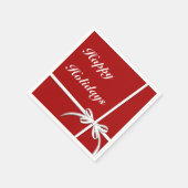 prettige feestdagen servet (Hoek)