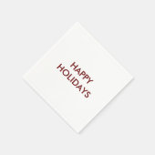 prettige feestdagen servetten (Hoek)