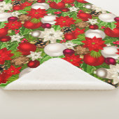 prettige feestdagen sherpa deken (3/4)