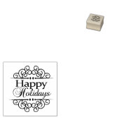 prettige feestdagen sierstempel rubberstempel (Gestempeld)